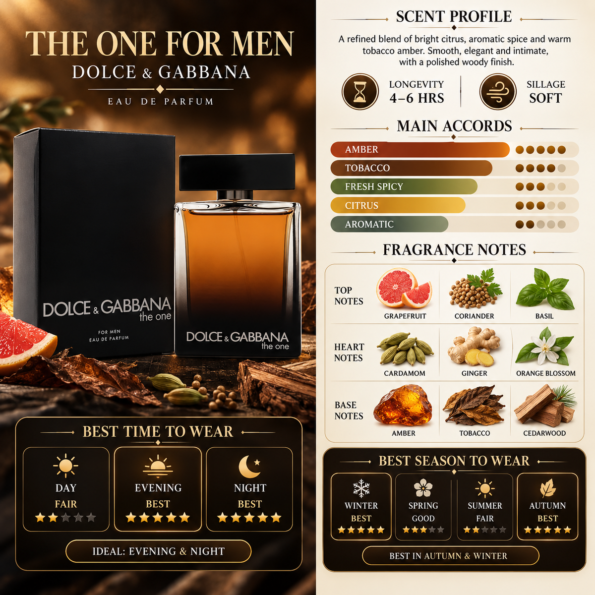 The One EDP for men - Dolce&Gabbana
