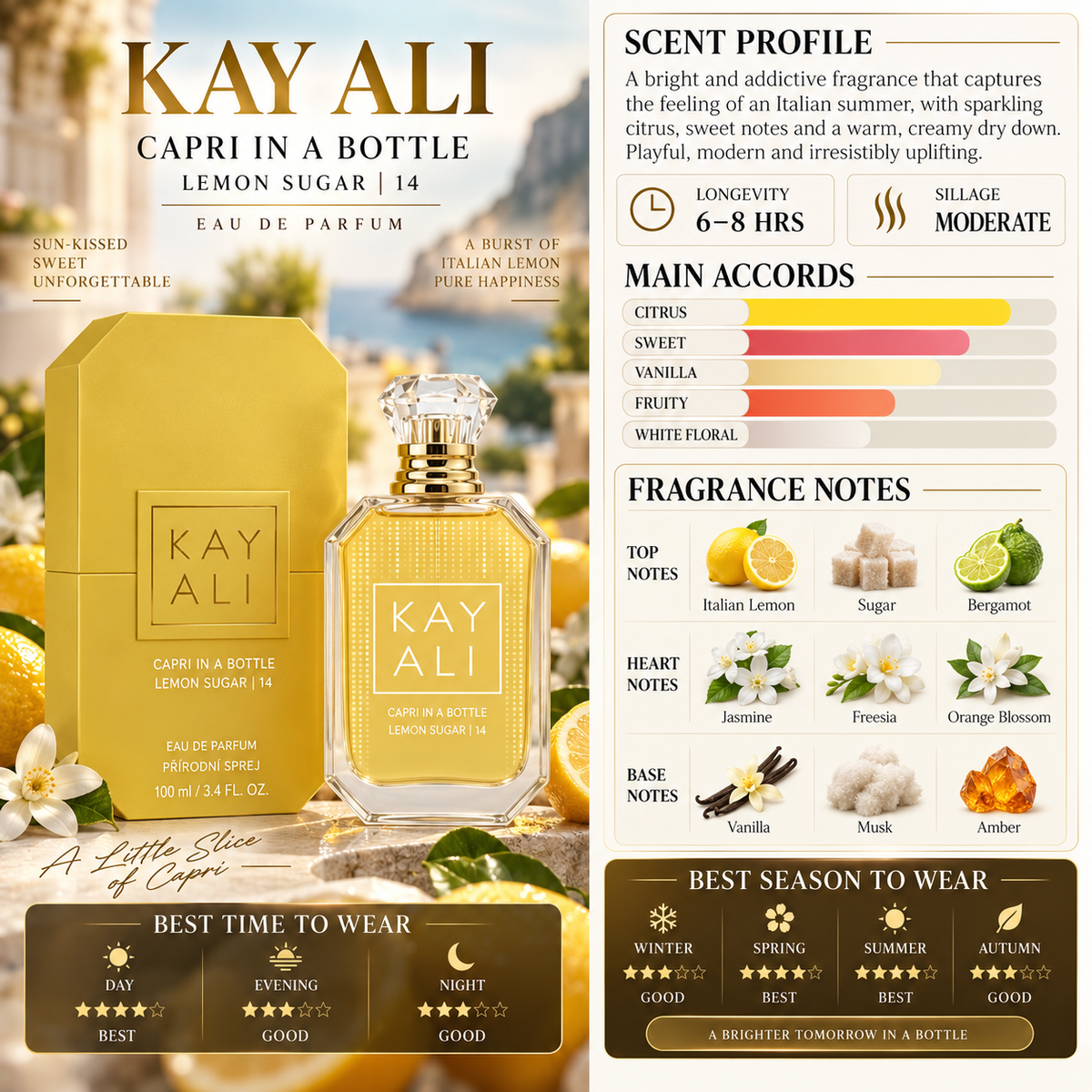 Kayali Capri in a Bottle Lemon Sugar | 14 - Kayali