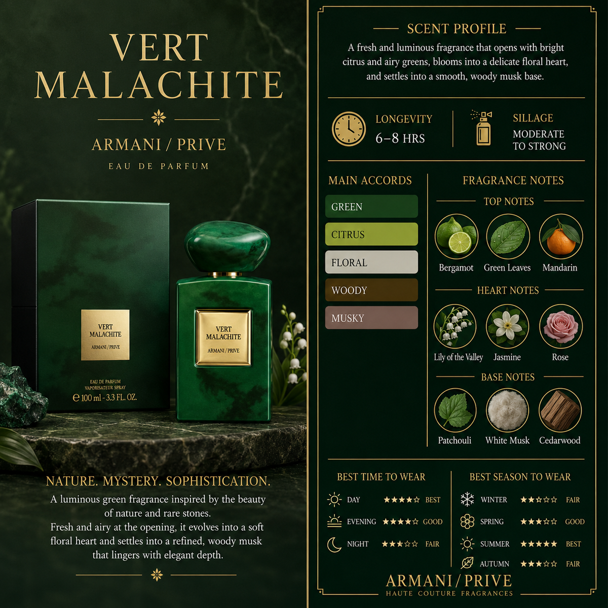 Vert Malachite - Armani Prive