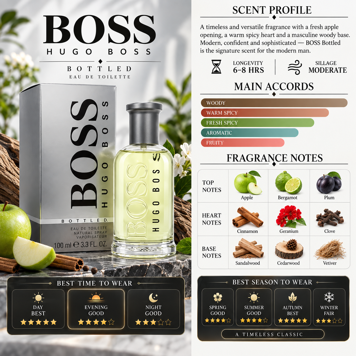 Boss Bottled EDT - Hugo Boss