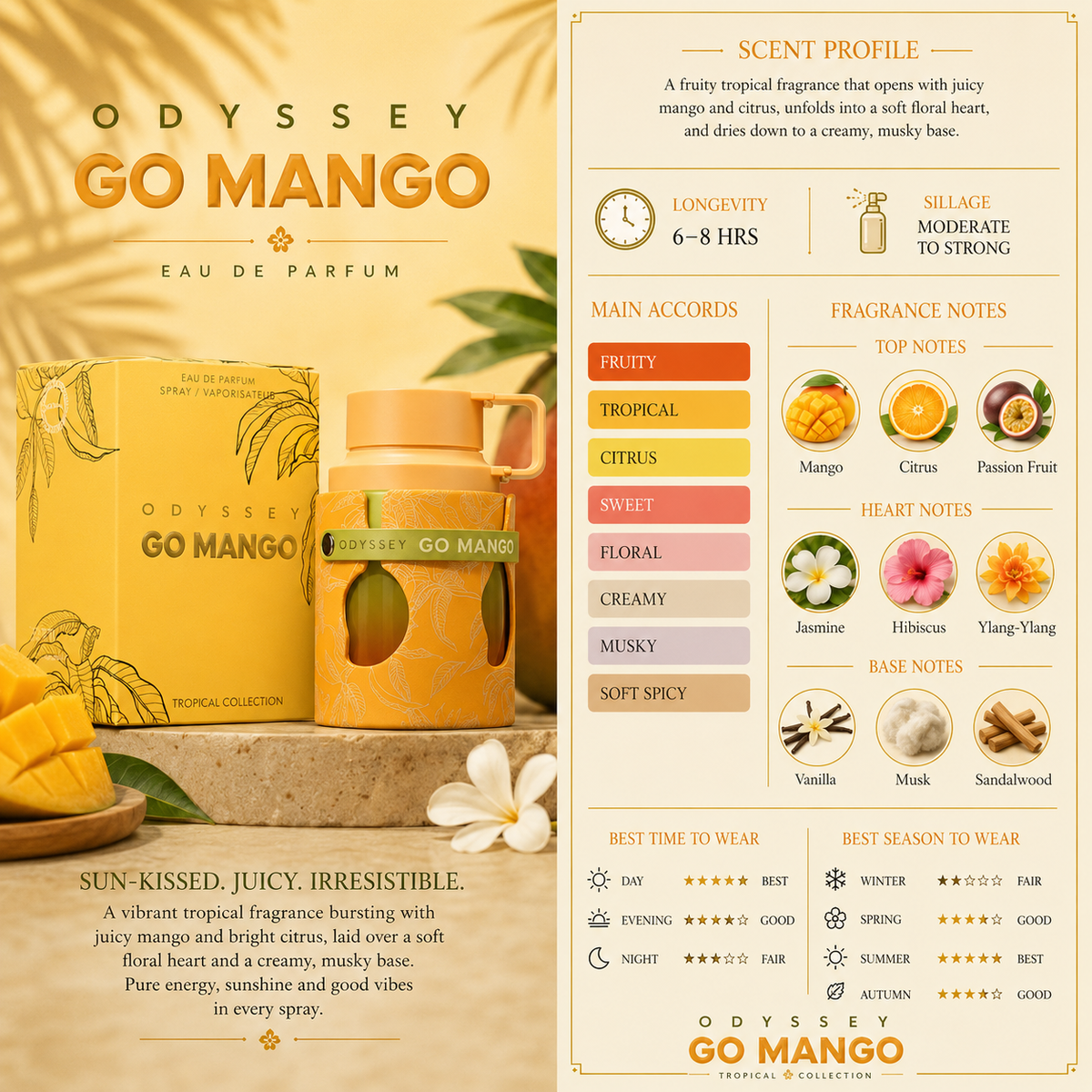 Odyssey Go Mango - Armaf