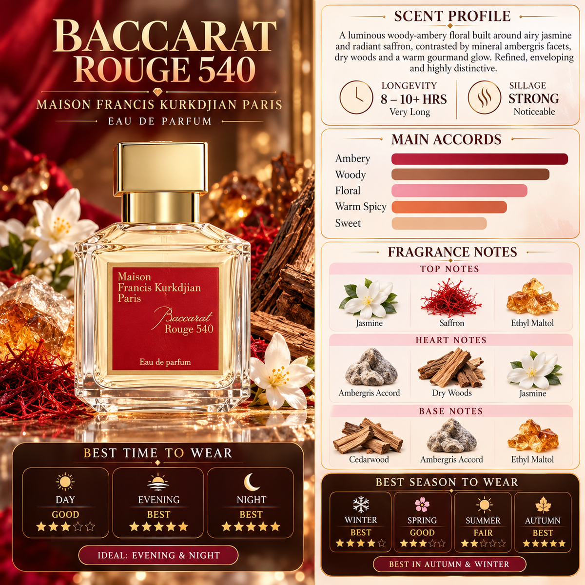 Baccarat Rouge 540 EDP - Maison Francis