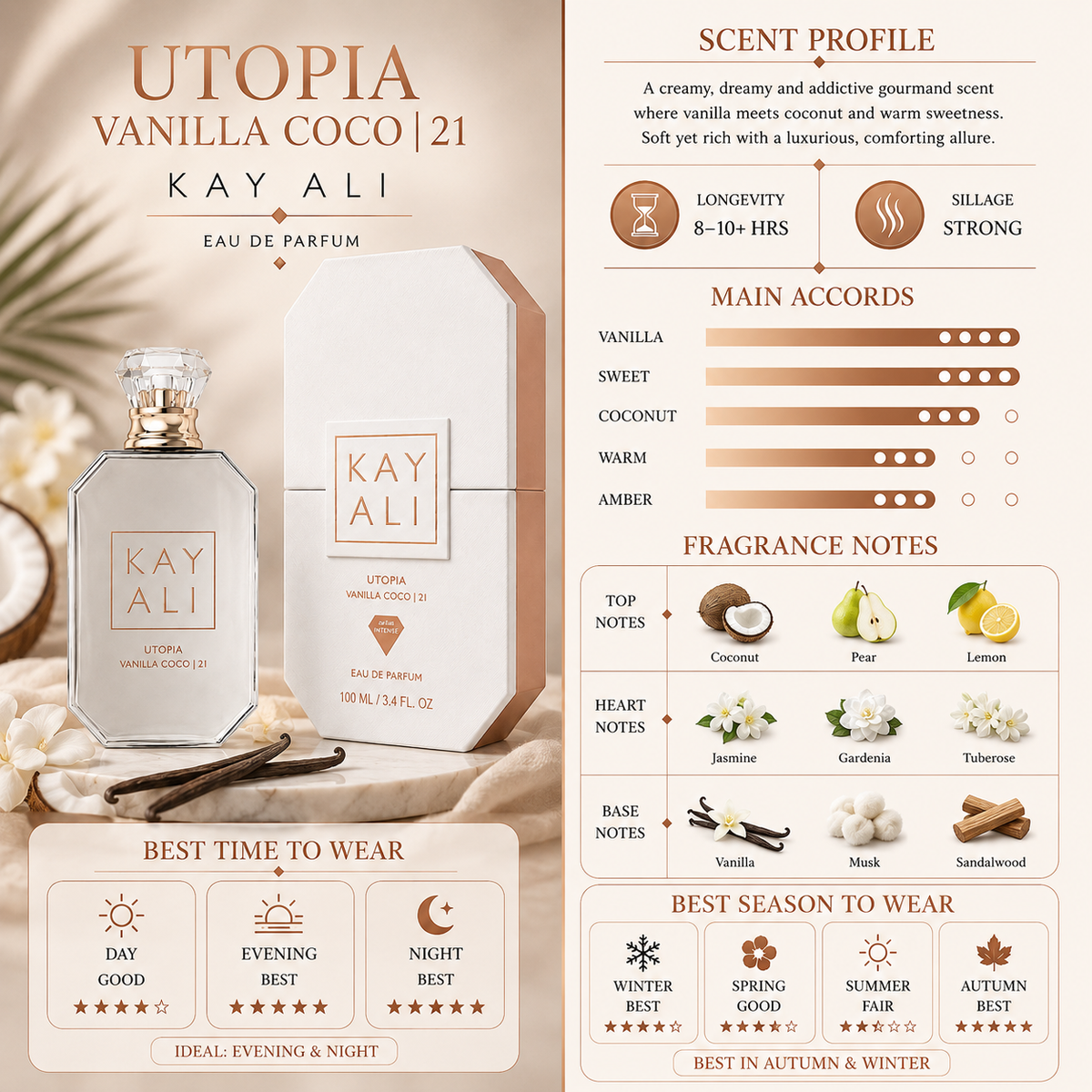 Kayali Utopia Vanilla Coco | 21 - Kayali