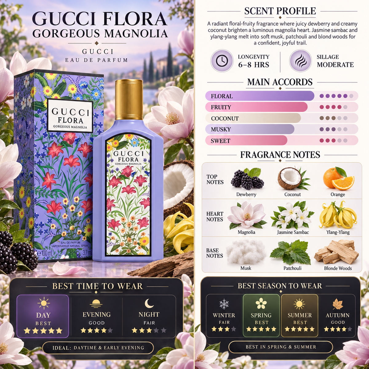 Gucci Flora Gorgeous Magnolia - Gucci