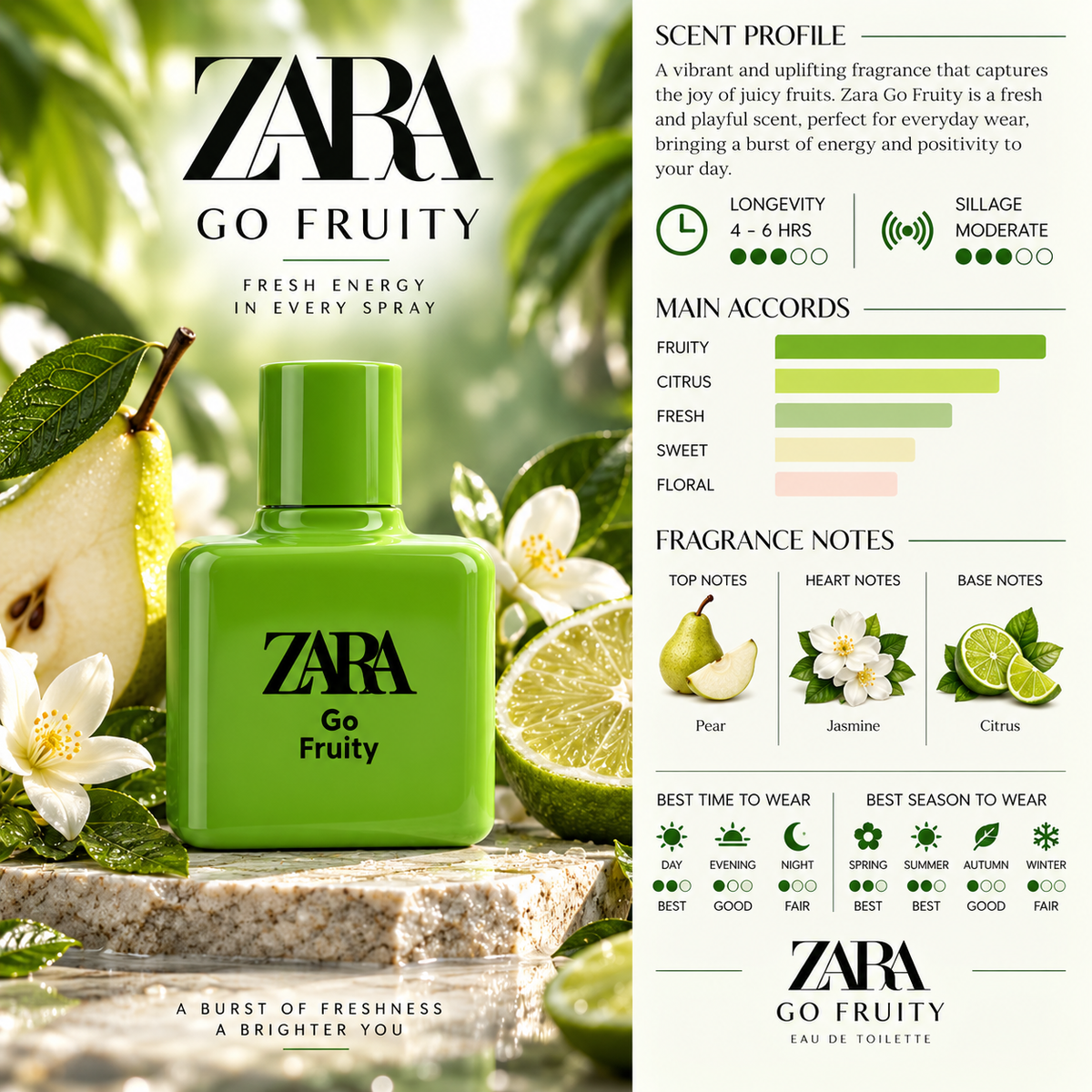 Go Fruity EDP - Zara