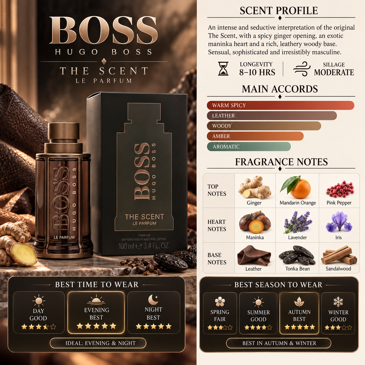 Boss The Scent Le Parfum For Him - Hugo Boss