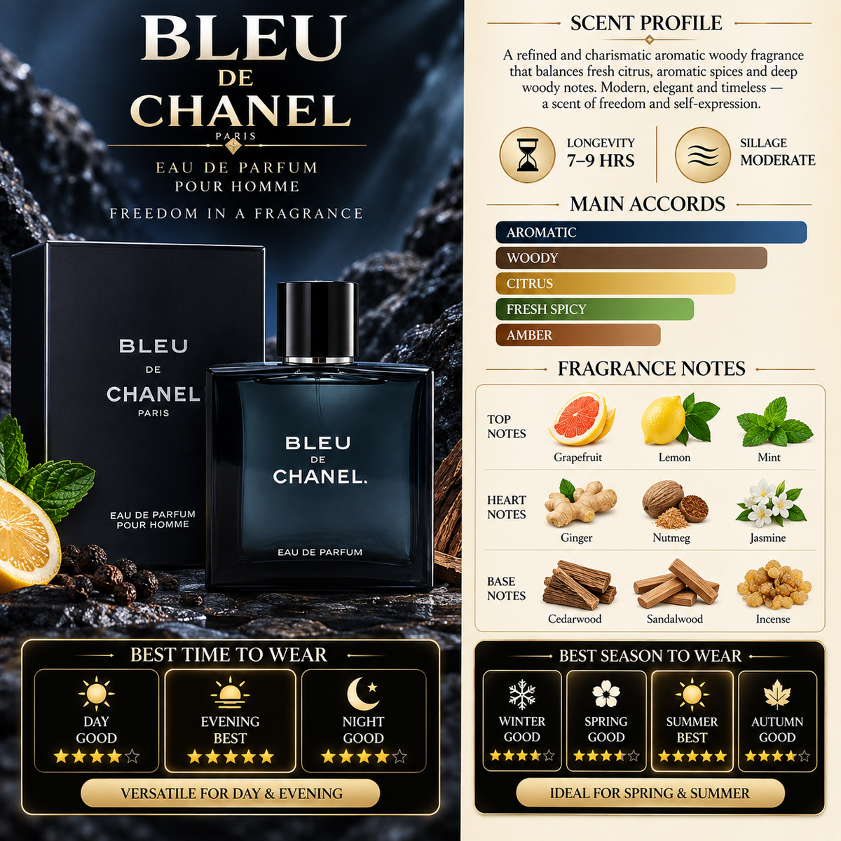 Bleu De Chanel EDP - Chanel
