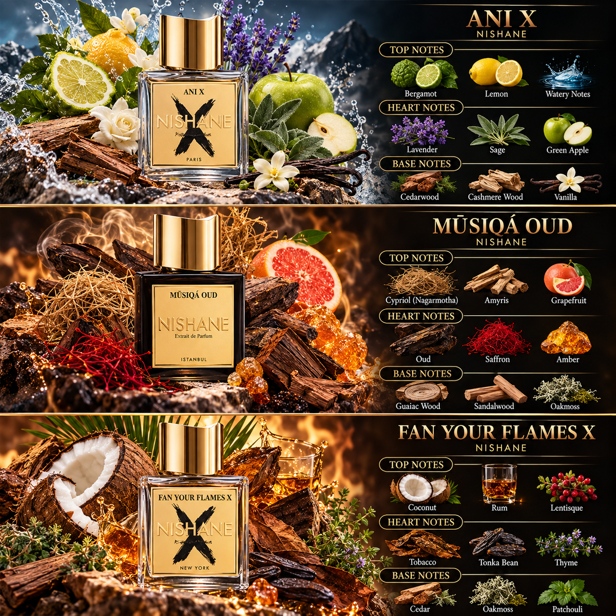 NISHANE COLLECTION2 3pc*30ML - Nishane