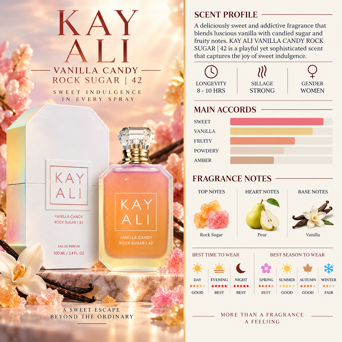 Kayali Vanilla Candy Rock Sugar | 42 - Kayali