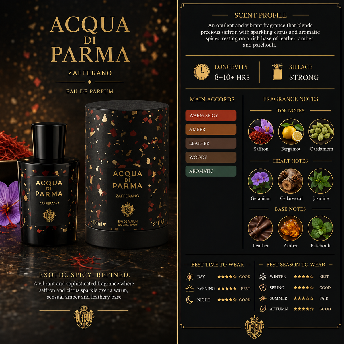 Zafferano Collector Edition - Men & Women - Acqua di Parma