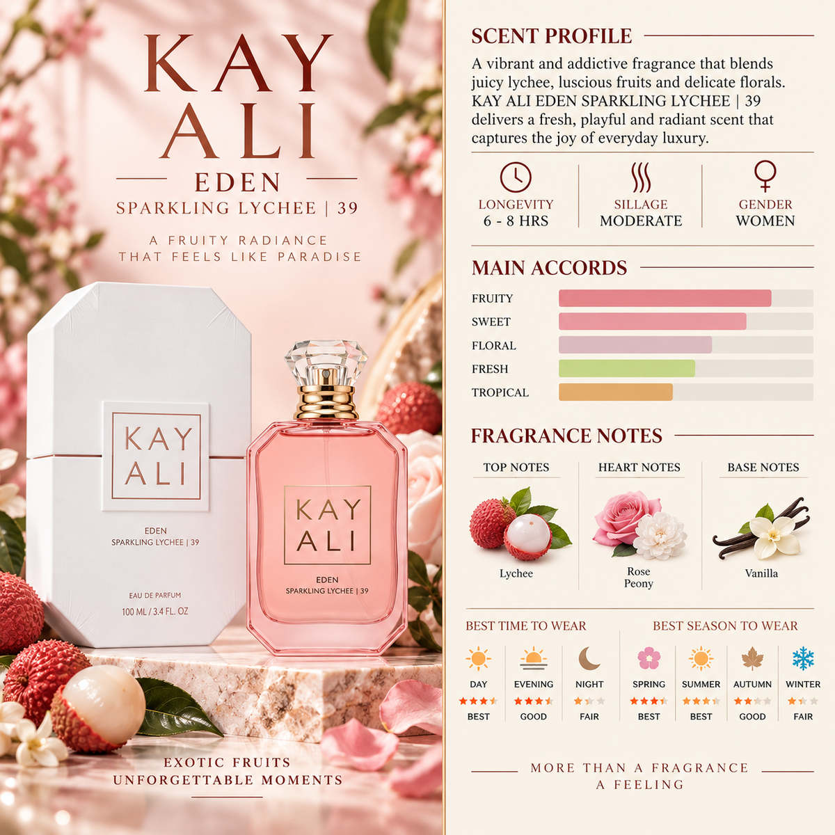 Kayali Eden Sparkling Lychee | 39 - Kayali