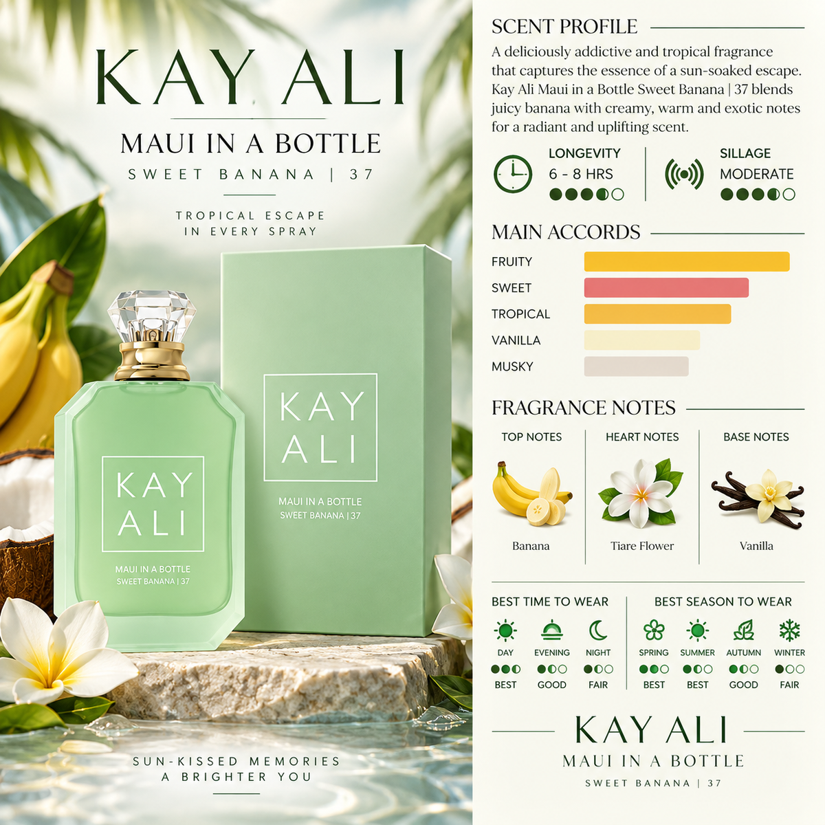 Kayali Maui In Bottle Sweet Banana | 37 - Kayali
