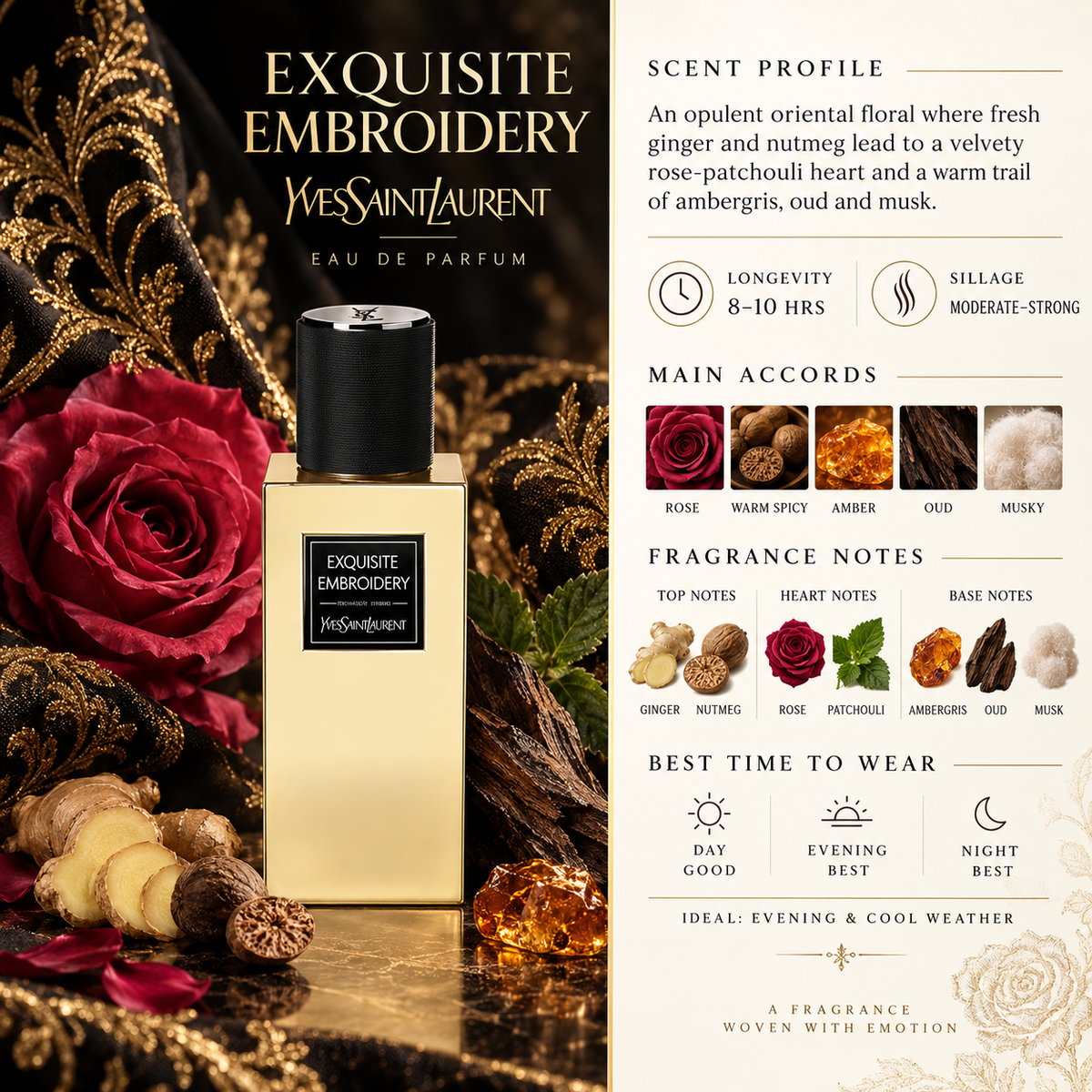 Exquisite Embroidery EDP - YSL