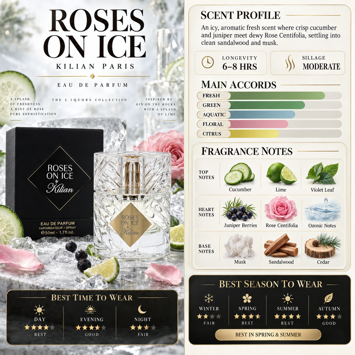Roses On Ice By Kilian EDP - Kilian