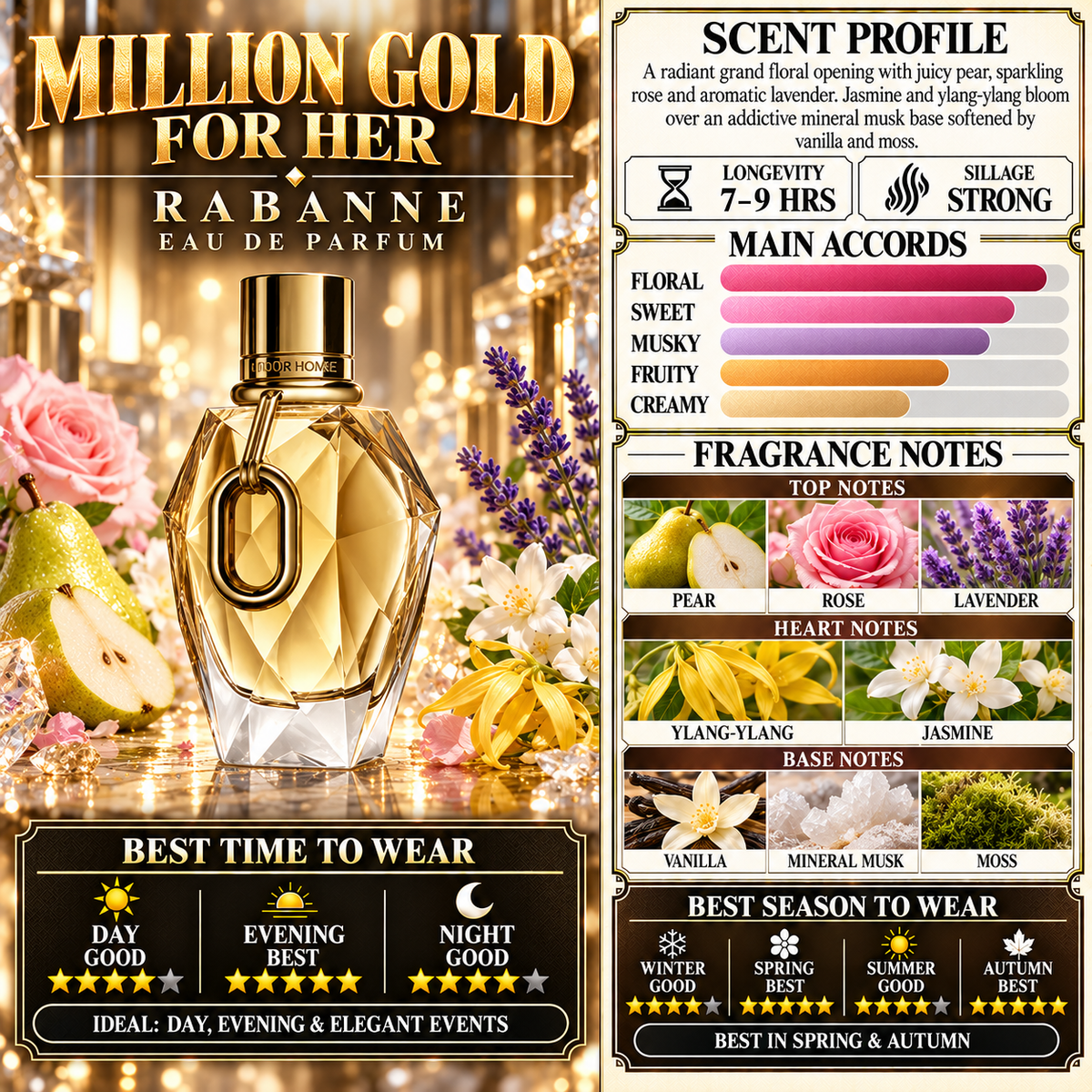 Million Gold For Her - Paco Rabanne