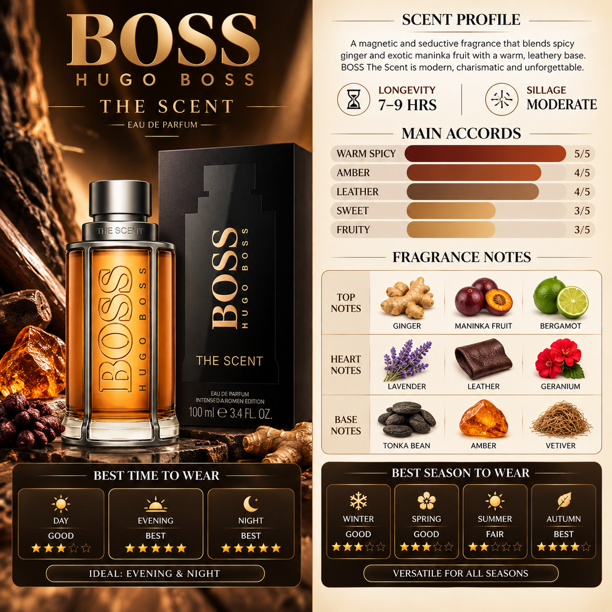 Boss The Scent for Men EDP - Hugo Boss
