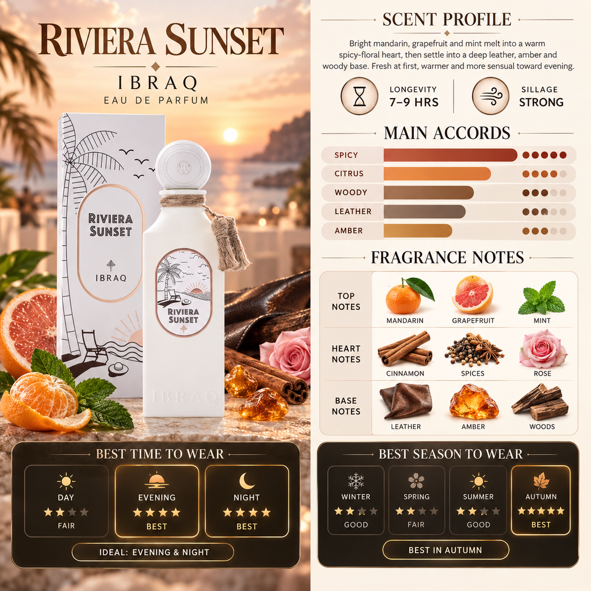 Ibraq riviera sunset - Ibraheem Al-Qurashi