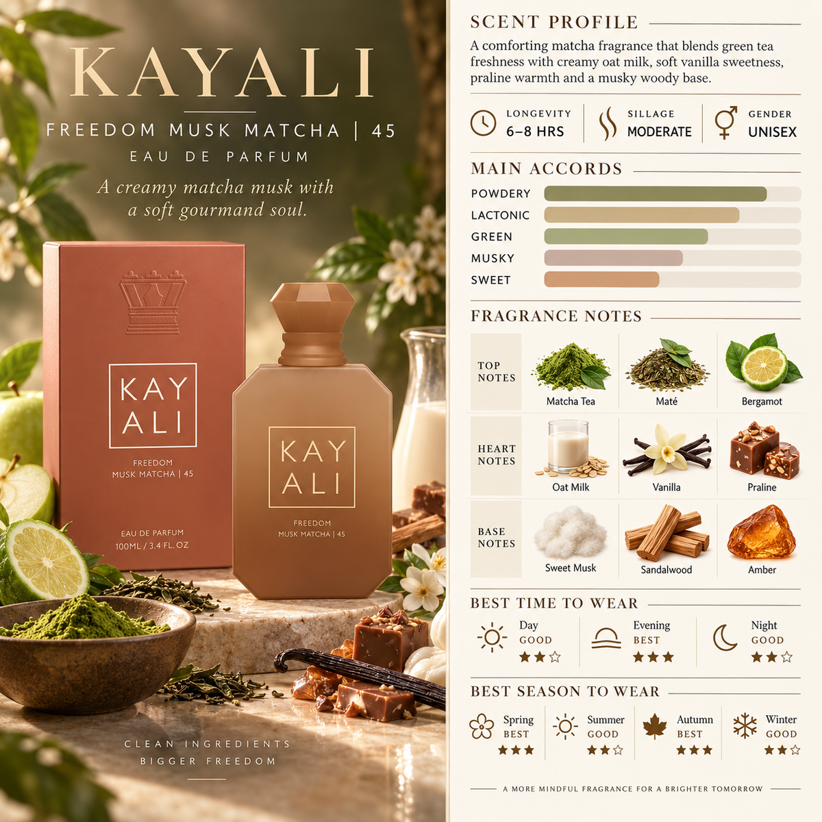 Kayali Freedom Musk Matcha | 45 - Kayali