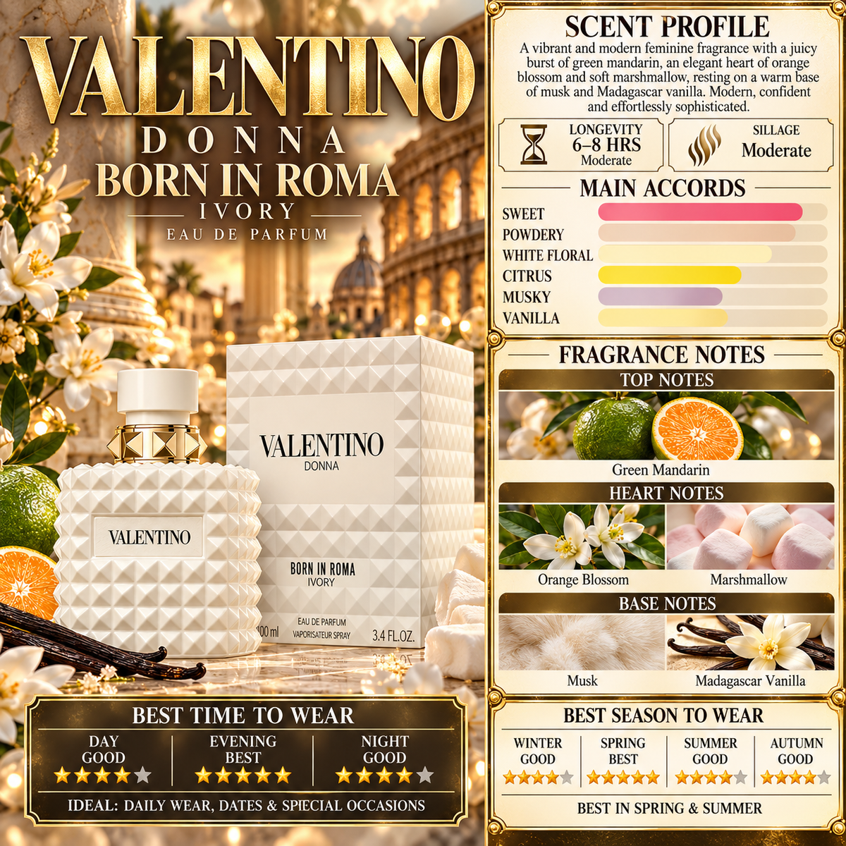 Donna Born in Roma Ivory - Valentino