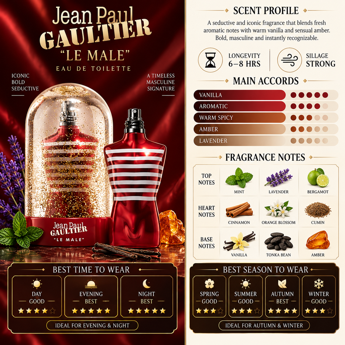 Le Male X-Mas Edition 2020 - Jean Paul Gaultier