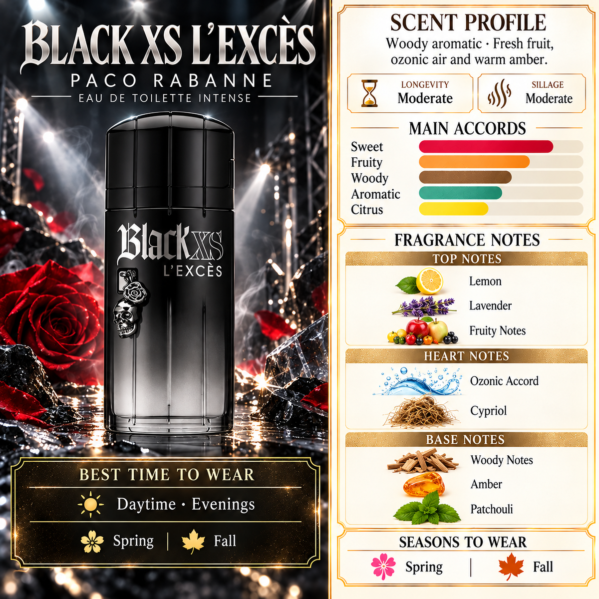 Black XS L'excs EDP - Paco Rabanne
