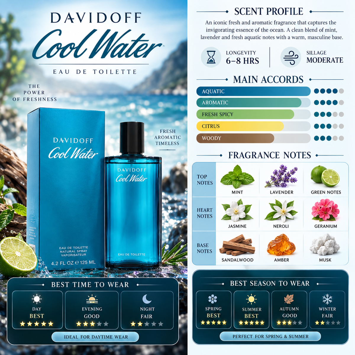 Davidoff Cool Water EDT - Davidoff